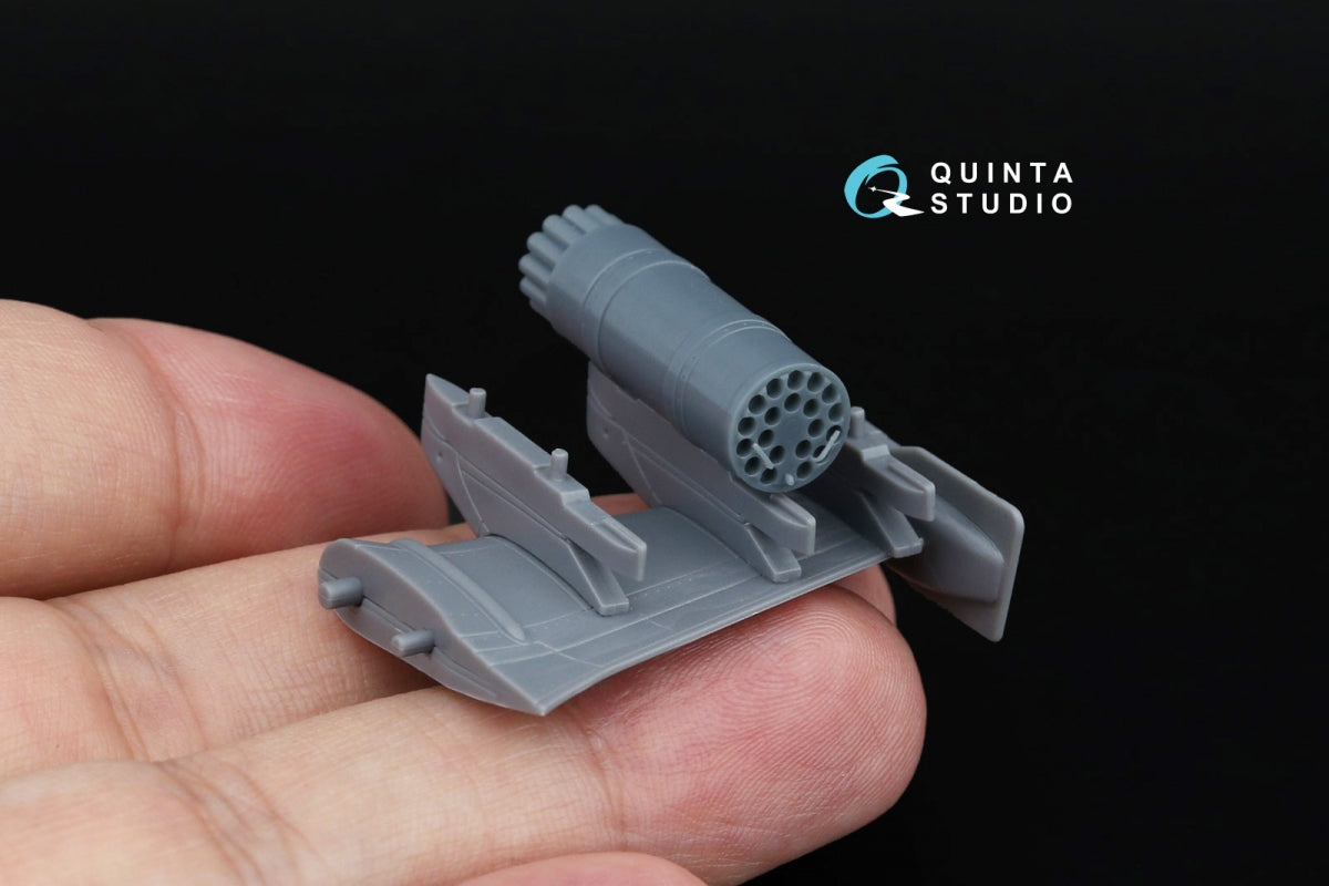Quinta Studio QT72035 B-8V20A rocket pods, 2 pcs (for all kits) 1/72
