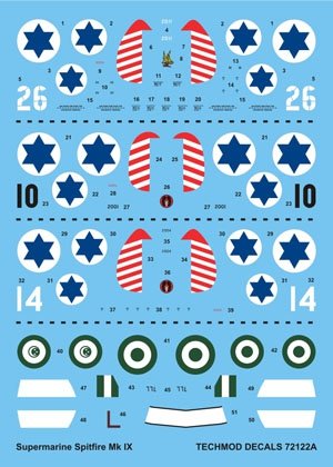 Techmod 72122 - Supermarine Spitfire Mk.IX 1/72