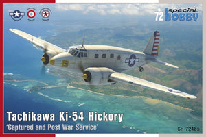 Special Hobby 72485 Tachikawa Ki-54 Hickory &amp;#39;Captured And Post War Service&amp;#39; 1/72