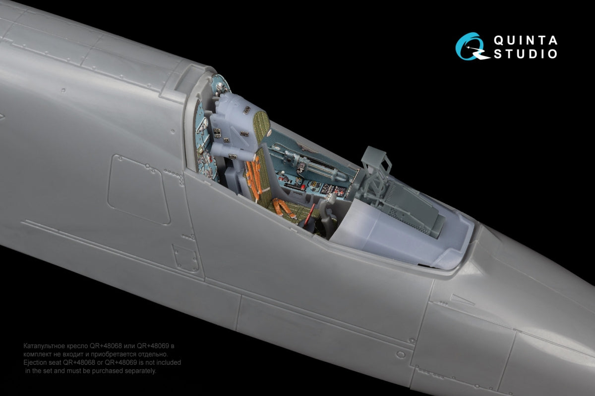 Quinta Studio QD+48438 Su-25SM/SM3 3D-Printed coloured Interior on decal paper (Zvezda/Quinta Models/Arma Models) 1/48 – immagine 11