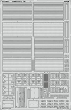 Eduard 481104 B-24D bomb bay REVELL 1/48 – zdjęcie 2