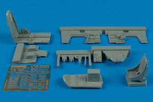 Aires 4435 P-400 Airacobra cockpit set 1/48 Hasegawa