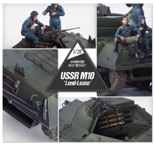 Academy 13521 USSR M10 Lend Lease 1/35 – zdjęcie 6