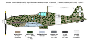 Italeri 2519 Macchi C.205 Veltro 1/32 – Bild 12