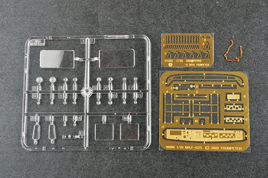 Trumpeter 01065 MAZ-537G Late Production type with ChMZAP-9990 semi-trailer 1/35 – immagine 17