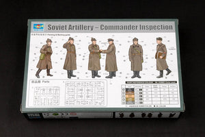 Trumpeter 00428 Soviet Artillery - Commander Inspection 1/35 – immagine 4