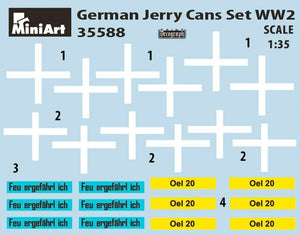 MiniArt 35588 German Jerry Can Set WWII 1/35 – immagine 6