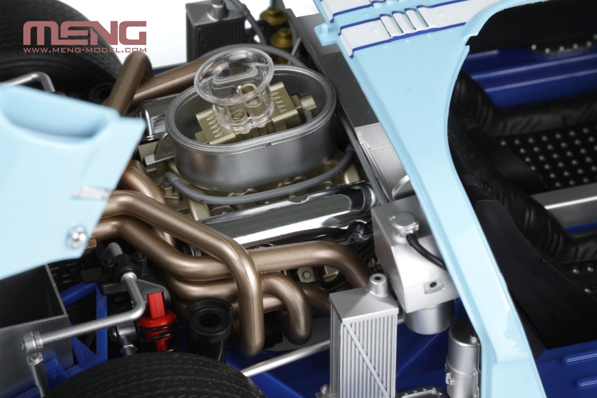 Meng Model RS-001 Ford GT40 Mk.II ’66 (Pre-colored Edition) kit 1/12 – immagine 2
