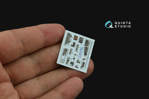 Quinta Studio QDS-72172 Blackburn Buccanneer S.2B Early 3D-Printed &amp;amp; coloured Interior on decal paper (Airfix) (small version) 1/72 – immagine 6