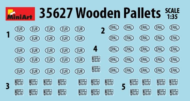 MiniArt 35627 WOODEN PALLETS 1/35 – Bild 3