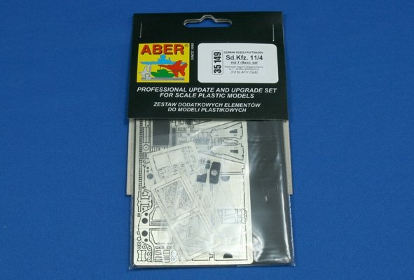Aber 35149 Niemiecki ciagnik polgasienicowy Sd.Kfz 11/4 cz.1 zest.podst.(AFV) 1/35 – immagine 3