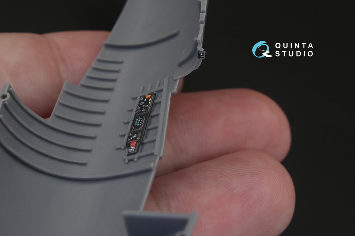 Quinta Studio QD48108 F4U-1D 3D-Printed &amp;amp; coloured Interior on decal paper (for Tamiya kit) 1/48 – immagine 3
