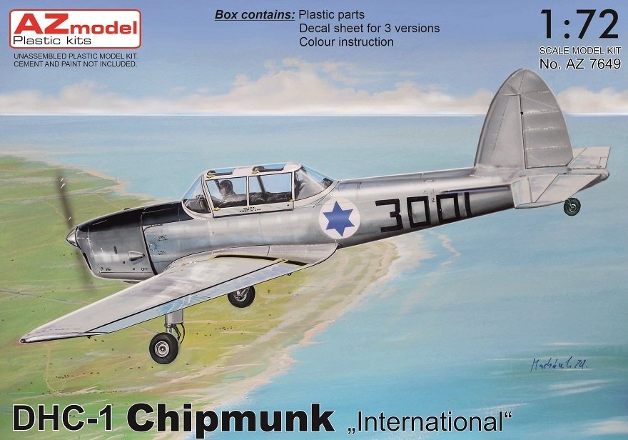 AZ Model AZ7649 DHC-1 Chipmunk “International” 1/72