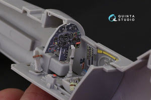 Quinta Studio QD32058 Bf 109K-4 3D-Printed &amp;amp; coloured Interior on decal paper (for Hasegawa kit) 1/32 – immagine 7