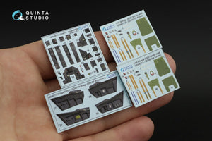 Quinta Studio QD48117 Mirage 2000N 3D-Printed &amp;amp; coloured Interior on decal paper (Kinetic) 1/48 – immagine 15
