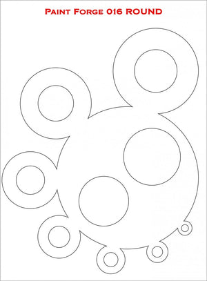 Paint Forge PFST016M STENCIL - ROUND – image 2