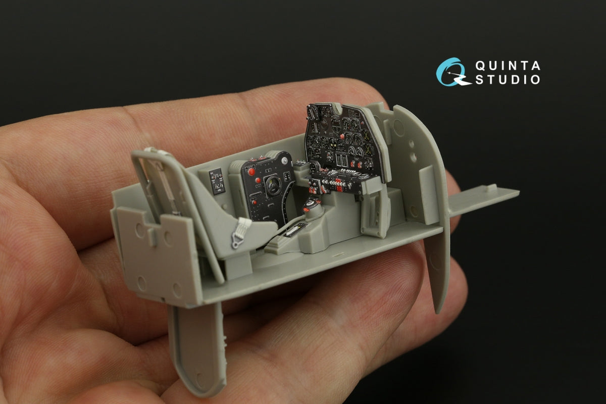 Quinta Studio QD32200 P-38L-5-LO Lightning 3D-Printed &amp;amp; coloured Interior on decal paper (Trumpeter/Hobbycraft) 1/32 – Bild 4