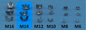 Point de non-retour 1623005 Écrous à oreilles M14 1/16 – image 3
