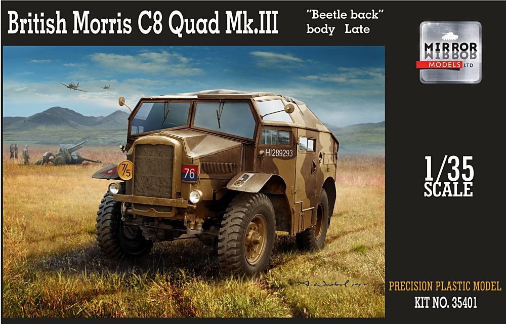 Mirror Models 35401 BRITISH MORRIS C8 QUAD MK III LATE 1/35