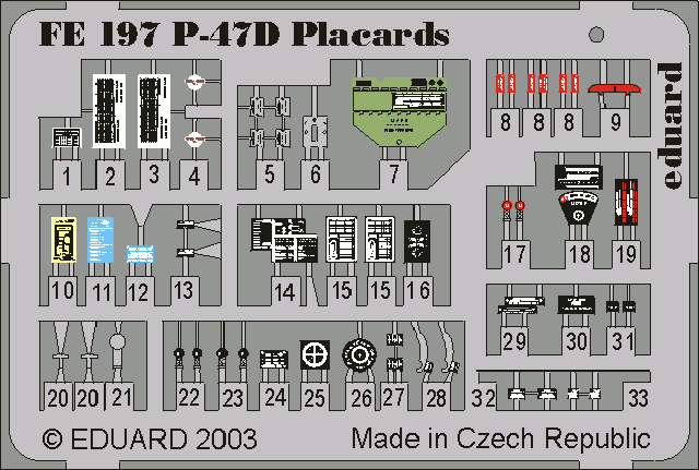 Eduard BIG4815 P-47D-20 1/48 TAMIYA – immagine 6