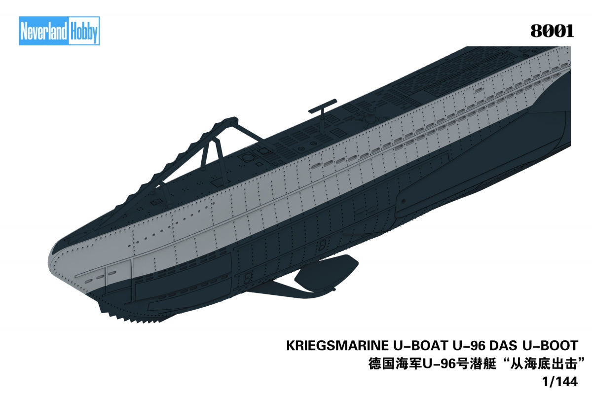 Neverland Hobby 8001 KRIEGSMARINE U-BOAT U-96 DAS U-BOOT 1/144 – Bild 7