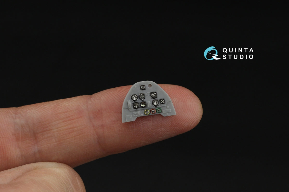 Quinta Studio QD48567 German WWII Cockpit instrument gauges 3D-Printed &amp;amp; coloured Interior on decal paper (All Kits) 1/48 – immagine 7