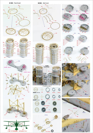 Pontos 35020F1 IJN Kongo 1944 Detail Up Set 1/350 – immagine 8