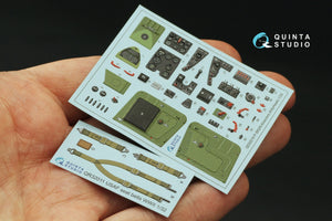 Quinta Studio QD32216 P-39Q/N Airacobra 3D-Printed coloured Interior on decal paper (KittyHawk) 1/32 – imagen 5