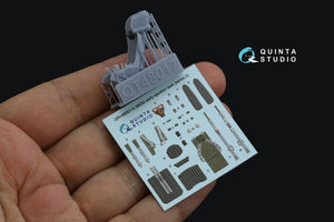 Quinta Studio QR+48061 K-36DM Series2 (early) ejection seat (for MiG-29, MiG-31, Su-27, Su-33 aircraft until 2007) (All kits) 1/48 – immagine 2