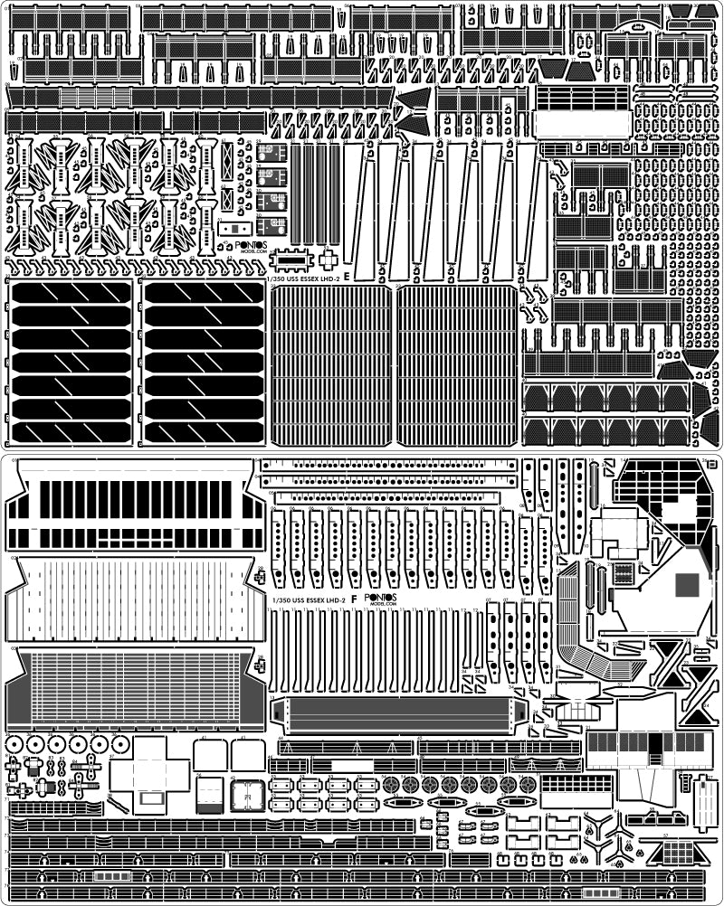 Pontos 37001R1 USS LHD-2 Essex Kit+Detail Up Set 1/350 – zdjęcie 8