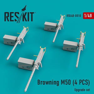 RESKIT RSU48-0010 Browning M50 (4 pièces) 1/48