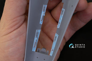 Quinta Studio QD48171 Su-27UB 3D-Printed &amp;amp; coloured Interior on decal paper (for HobbyBoss kit) 1/48 – immagine 6