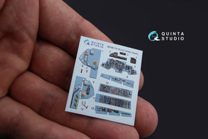 Quinta Studio QD48170 Su-27 3D-Printed coloured Interior on decal paper (for KittyHawk kit) 1/48 – zdjęcie 3
