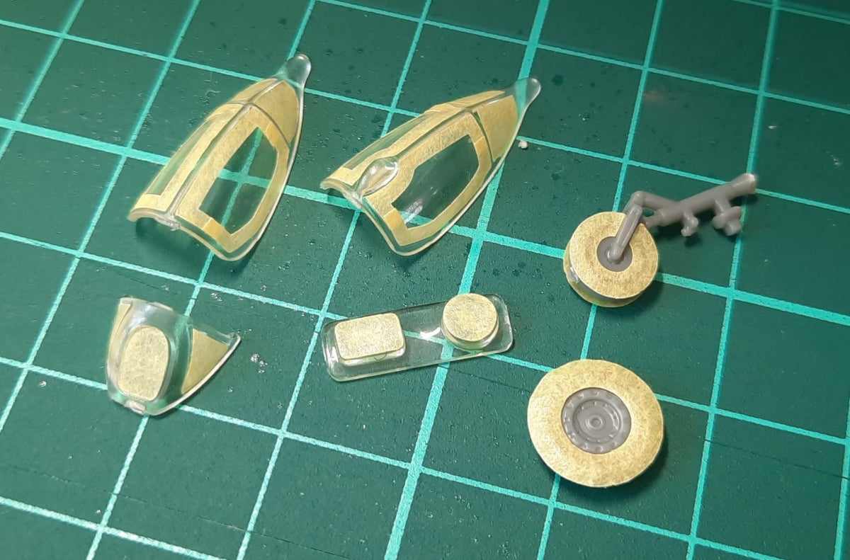 Omask 57050 Mig-17F mask (for Airfix) 1/72 – Bild 2