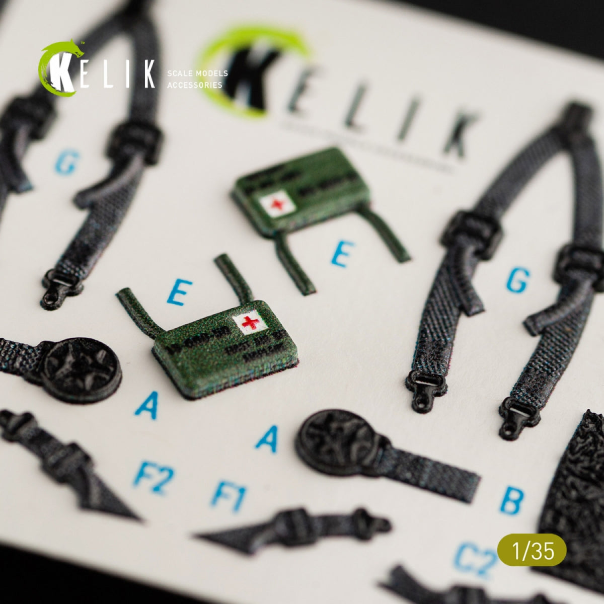 KELIK K35016 HH-60H RESCUE HAWK DÉCALCOMANIES 3D INTÉRIEURES POUR MAQUETTE KITTY HAWK 1/35 – image 7