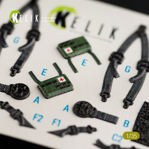 KELIK K35016 HH-60H RESCUE HAWK DÉCALCOMANIES 3D INTÉRIEURES POUR MAQUETTE KITTY HAWK 1/35 – image 7