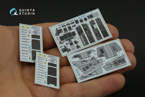 Intérieur coloré imprimé en 3D pour F-15E de Quinta Studio QD48426 (Academy) à l&amp;#39;échelle 1/48 – image 4