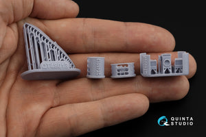 Quinta Studio QDS+48204 Tornado ECR German 3D-Printed &amp;amp; coloured Interior on decal paper (Revell) (small version) (with 3D-printed resin parts) 1/48 – imagen 11