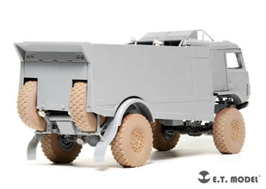 E.T. Model P35-131 KAMAZ-43509 Truck Sagged wheels &amp;amp; Spare Wheels for Zvezda kit 1/35 – immagine 5