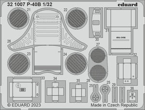 Eduard 321007 P-40B GREAT WALL HOBBY 1/32 – zdjęcie 2