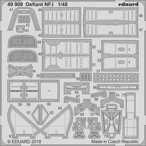 Eduard 49908 Defiant NF. I AIRFIX 1/48 – imagen 2