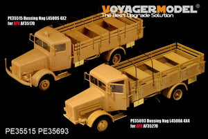 Voyager Model PE35693 WWII German Bussing Nag L4500A 4X4 Cargo Truck For AFV 35270 1/35 – immagine 8