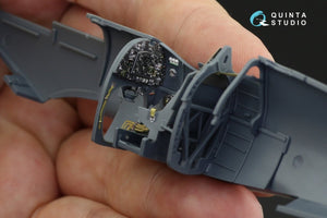 Quinta Studio QD48120 Spitfire Mk.VIII 3D-Printed &amp;amp; colored Interior on decal paper (Eduard) 1/48 – image 11