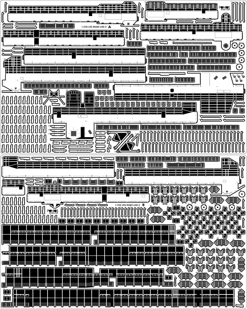 Pontos 37001R1 USS LHD-2 Essex Kit+Detail Up Set 1/350 – zdjęcie 6