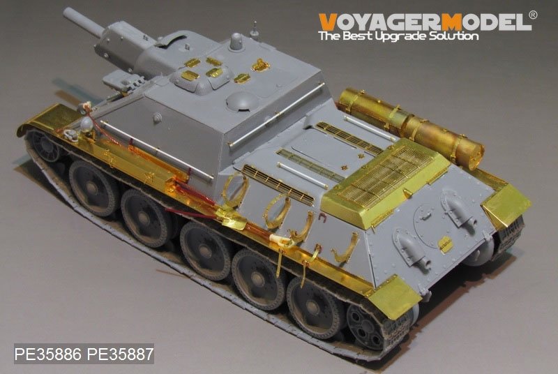 Voyager Model PE35886 WWII Russia SU-122 Basic For MINIART 1/35 – zdjęcie 3