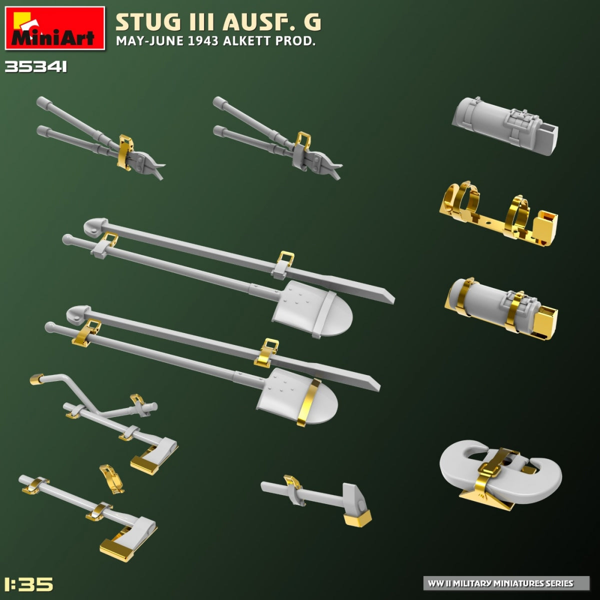MiniArt 35341 STUG III AUSF. G MAY-JUNE 1943 ALKETT PROD. 1/35 – imagen 11