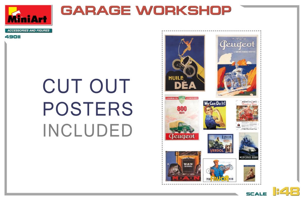 MiniArt 49011 ATELIER DE GARAGE 1/48 – image 3