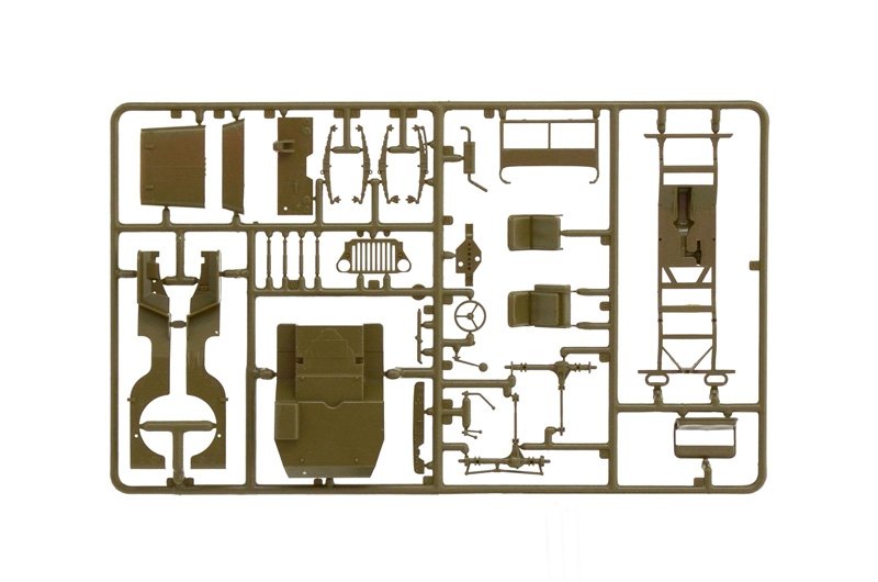 Italeri 0326 1.4 ton. 4 4 AMBULANCE JEEP 1/35 – immagine 4
