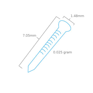Modelcraft PPU8174-PB Black Pins For Pin Pusher PPU8174 (7.5mm) x 100 – immagine 2