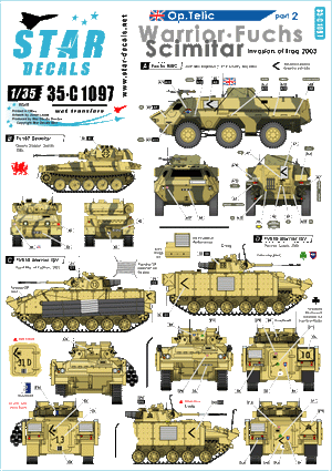 Star Decals 35-C1097 Op. Telic 2 1/35